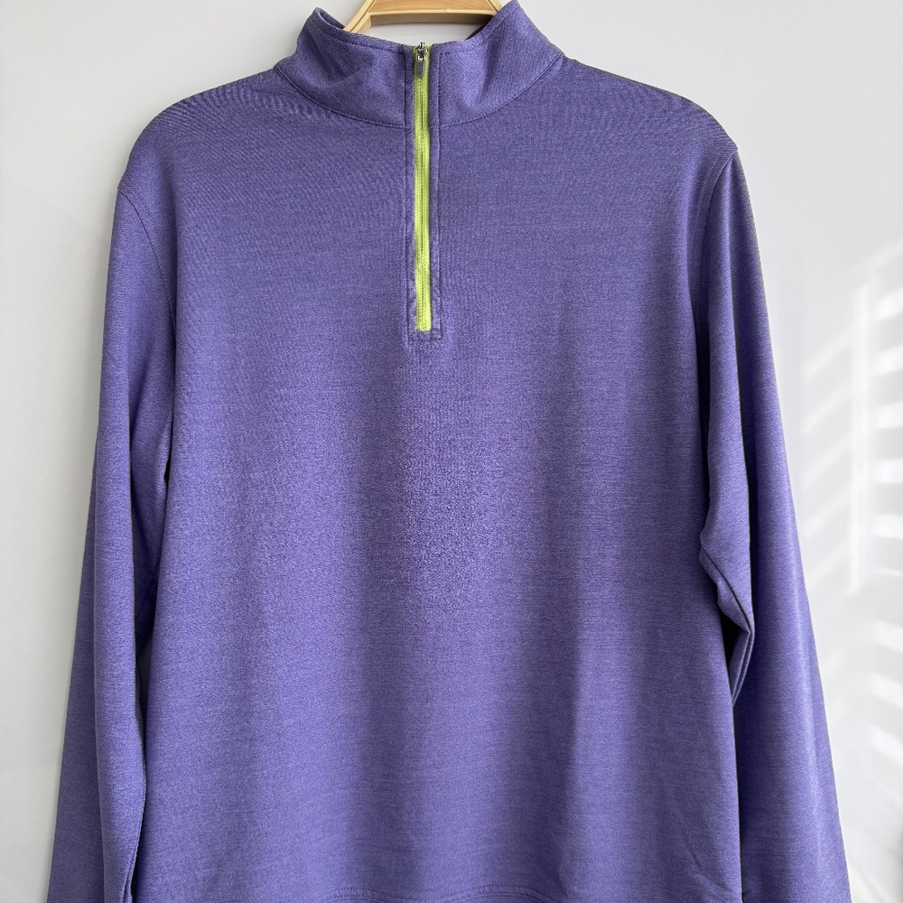 Peter Millar zip front sweater Men's size M